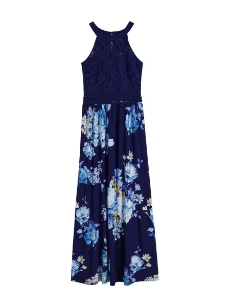 Bonprix Rochie bleumarin / pastel / kaki / violet albastru