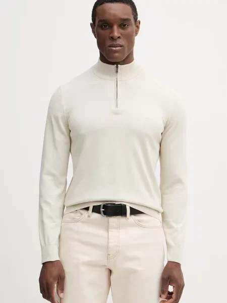 BOSS pulover de Padro-L bej