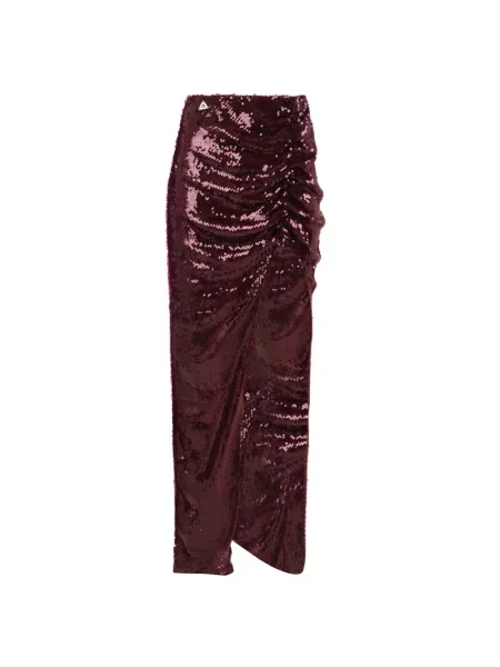 Długa spódnica maxi Akep czerwona