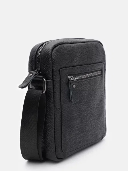 Borsa Leather Мессенджер Шкіра чорний