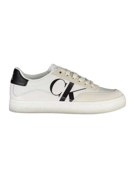 Trampki Calvin Klein z autografem białe