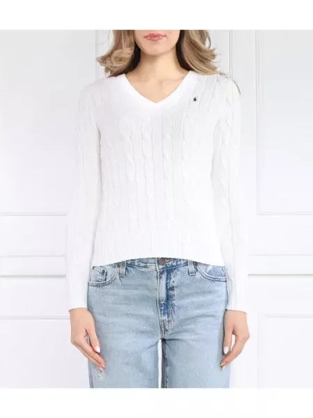 POLO RALPH LAUREN Pulover alb