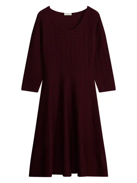 Bonprix Rochie tricotat rubiniu