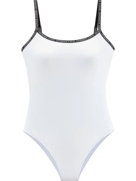 Copenhagen Studios Costum de baie întreg negru alb