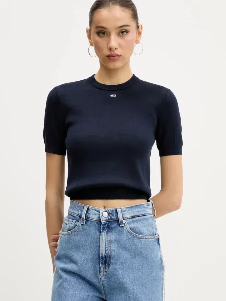 Tommy Jeans pulover cu mânecă scurtă pentru femei din