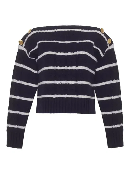 Pulover Cara Cara cu dungi albastru