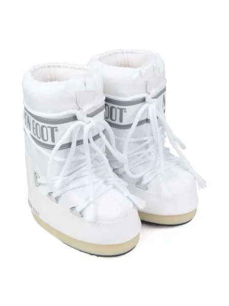 Botki dziecięce Moon Boot białe