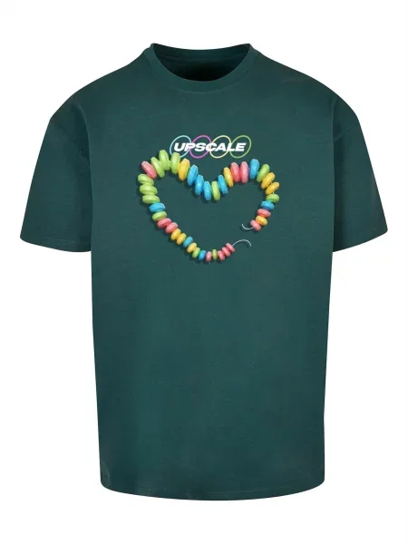 MT Upscale Majica Sweet Treats azur / limonino-rumena / jelka bela