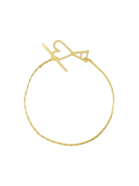 Zawieszka Ami Paris z logo żółta