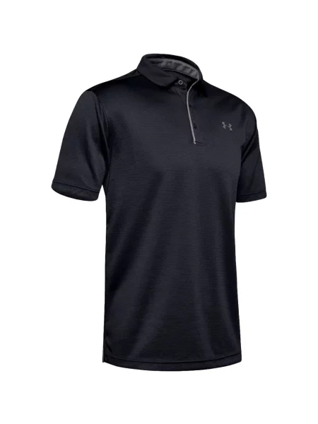 Scurt tricou polo Under Armour negru