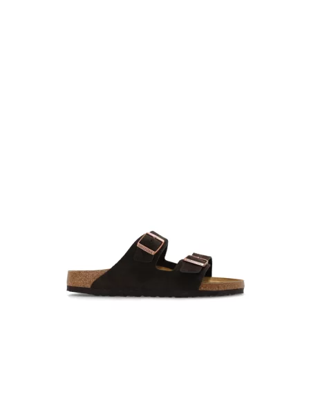 Klapki Birkenstock brązowe