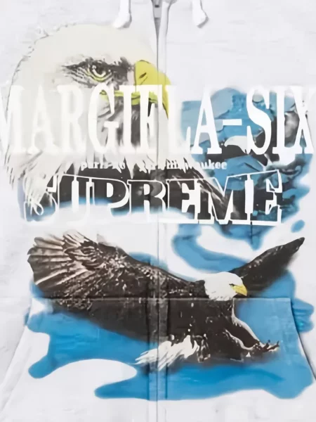 Kapucnis melegítő felső Supreme szürke