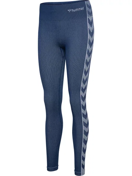 Legginsy mid-rise Hummel MT Blaze niebieskie