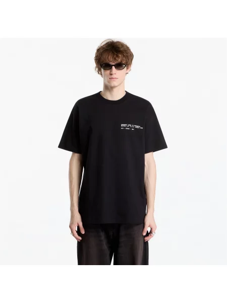 Tričko Carhartt WIP S/S Feather Progress T-Shirt UNISEX Black XXL černé