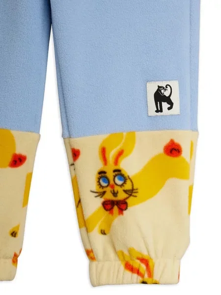 Mini Rodini штани дитячі флісові Rabbits