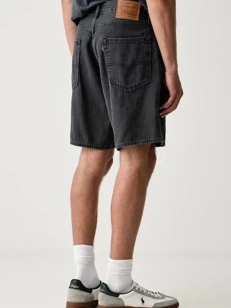 Levi's szorty jeansowe czarne