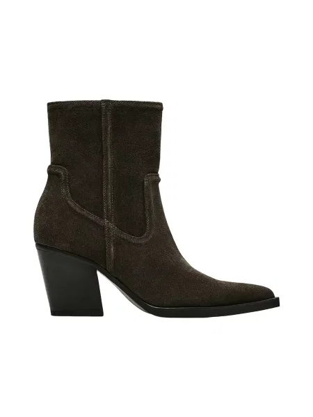 Bershka Botine închis maro