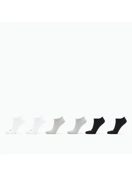 Ponožky adidas Liner Socks White/ Medium Grey Heather/ Black M bílé