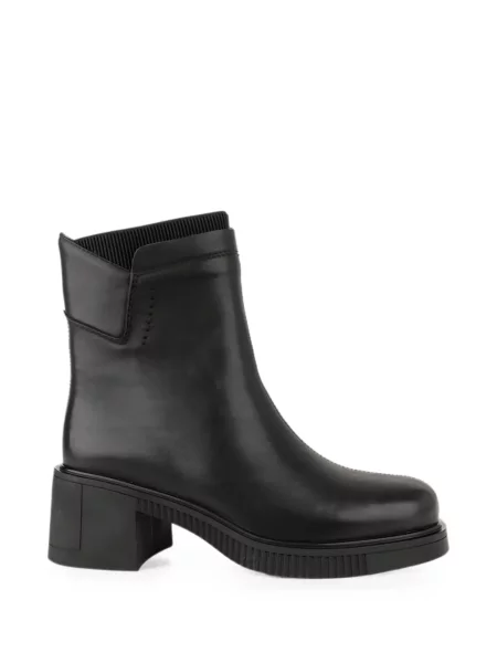Cizme scurte Linda Baumann din piele negru