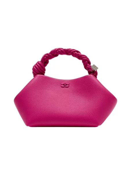 GANNI Bou Small torebka crossbody z imitacji skóry różowa