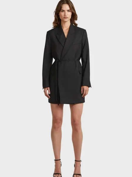 Вовняна сукня G-star Raw чорна