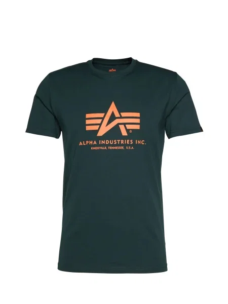 Alpha Industries tricou din cu imprimeu verde