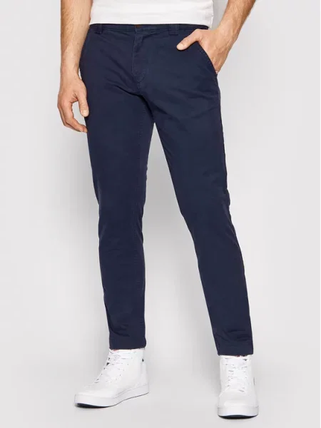 Tommy Jeans Chinos kelnes Tjm Scanton Tamsiai mėlyna