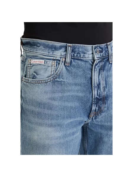 Džínsy Calvin Klein Jeans modrá