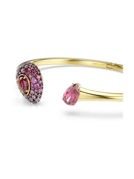 Swarovski bransoletka pozłacana z cyrkonią SUBLIMA różowa