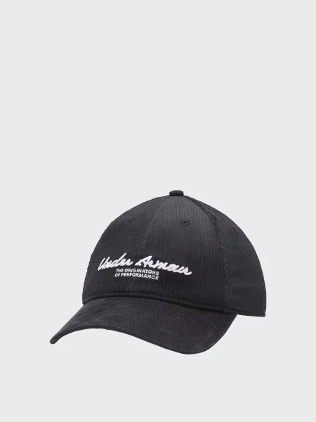 Вельветова кепка Under Armour чорна