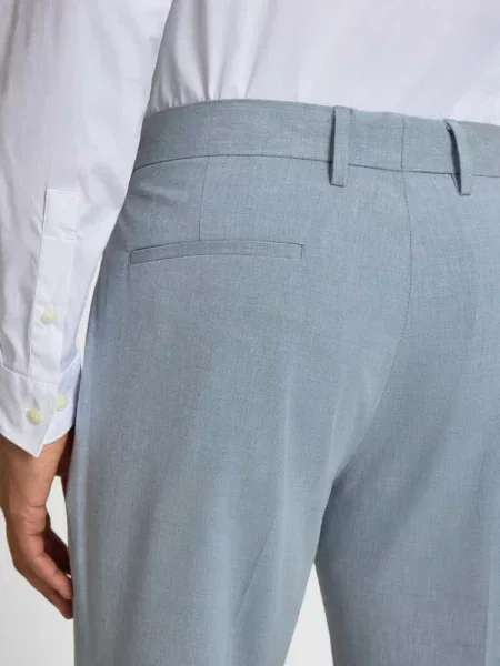 Spodnie garniturowe o kroju regular fit z mieszanką bawełny i lnu S.oliver Black Label