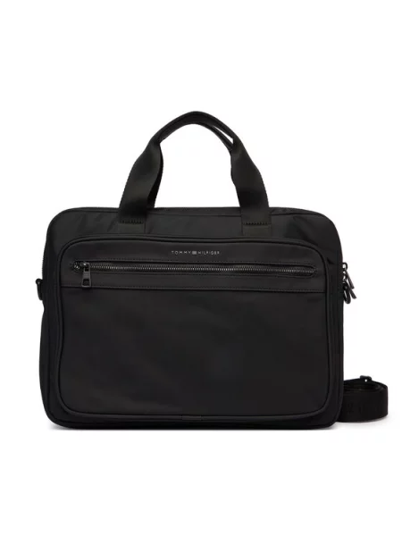 Tommy Hilfiger Torba za prenosnik Th Repreve Computer Bag črna