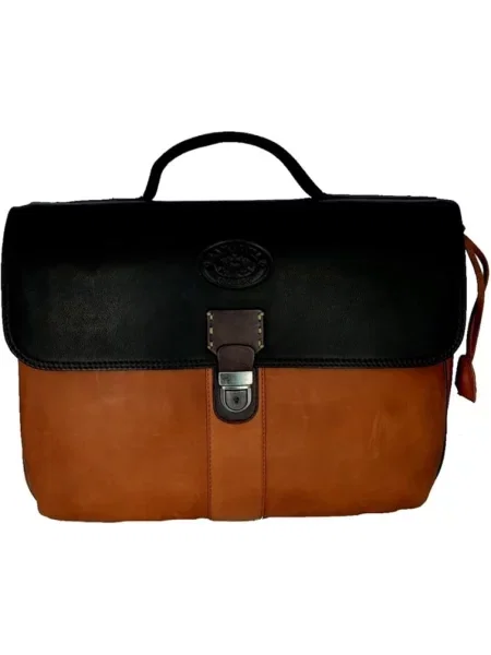 Torebka crossbody La Martina biznesowa brązowa