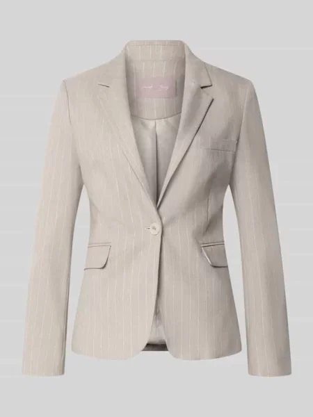 Żakiet o kroju regular fit z dodatkiem Christian Berg Woman Selection beżowa