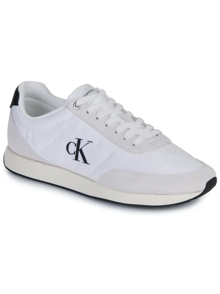 Retro rövid tornacipő Calvin Klein fehér