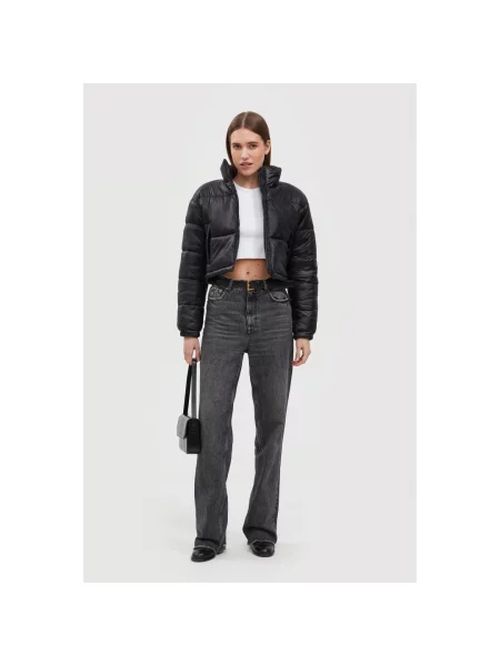 Куртка-кроп Estro чорна