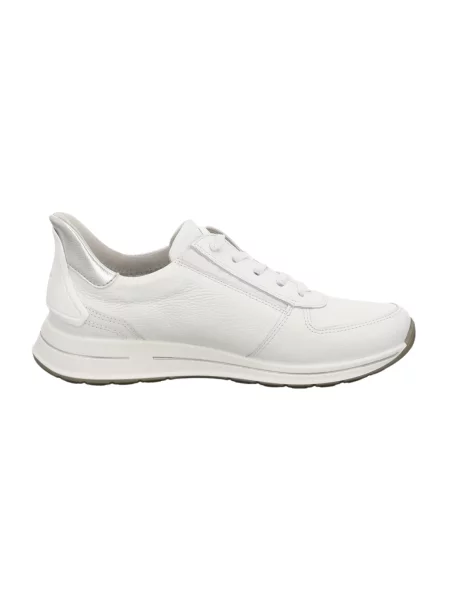 Sneakersy Ara sznurowane skórzane białe