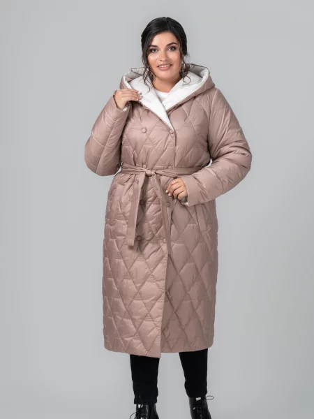 Пальто All Posa бежевий