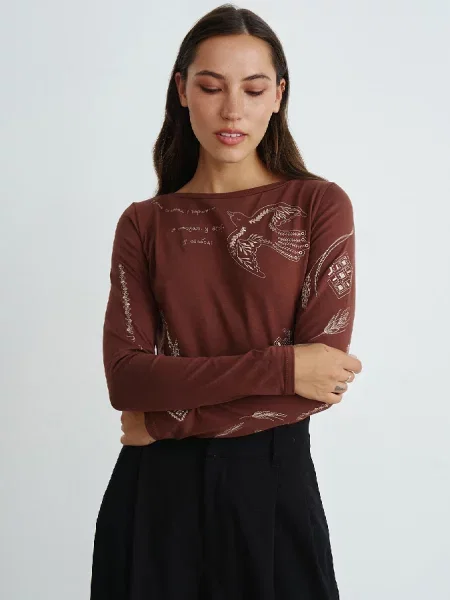 Боді RicaMare коричневий