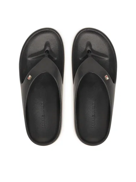 TOMMY HILFIGER Flip-flops negru