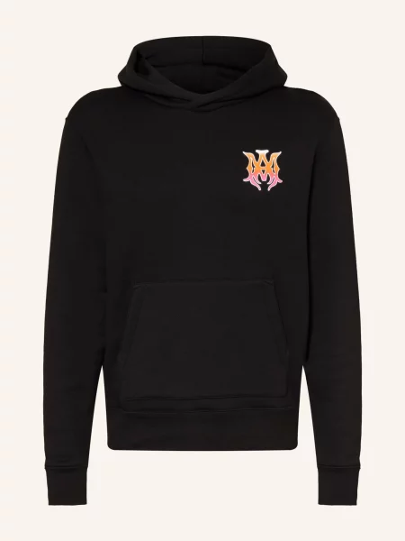 Amiri Bluza Z Kapturem schwarz czarna