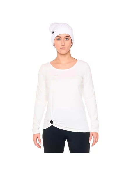 Lung tricou Leone 1947 cu mâneci lungi alb