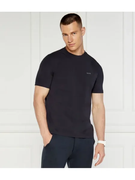BOSS GREEN Tricou | stretch verde