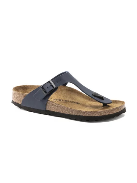 Birkenstock Japonki Gizeh Bs Granatowy niebieskie
