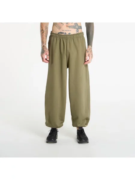 Spodnie Nike Solo Swoosh Cuffed Fleece Pants Medium Olive/ Medium Olive/ White L białe