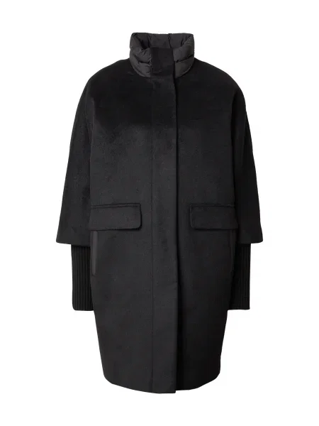 COMMA Palton de primăvară-toamnă negru