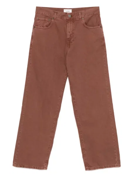 Jeansy Haikure z twillu brązowe