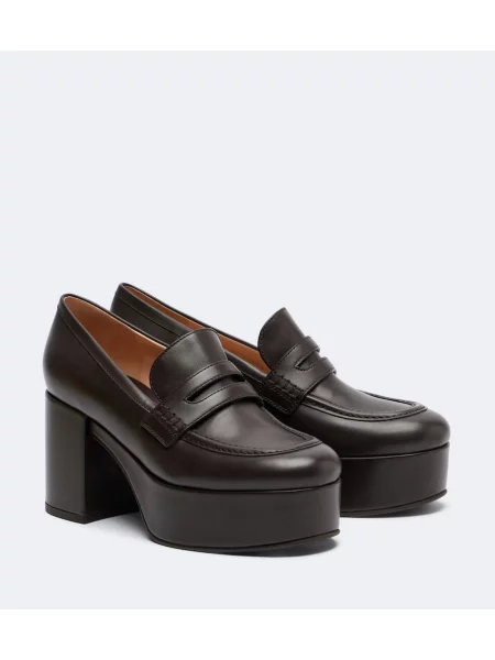 Pantofi cu toc Gianvito Rossi din piele maro