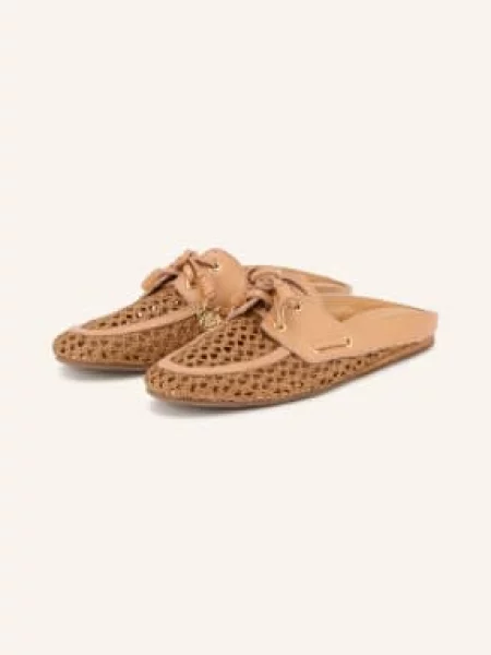Ancient Greek Sandals Pantofle Naveta / světle hnědá
