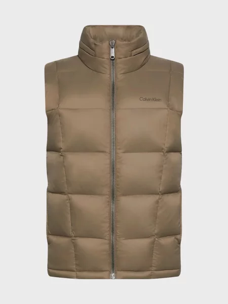 Стьобаний жилет Calvin Klein коричневий